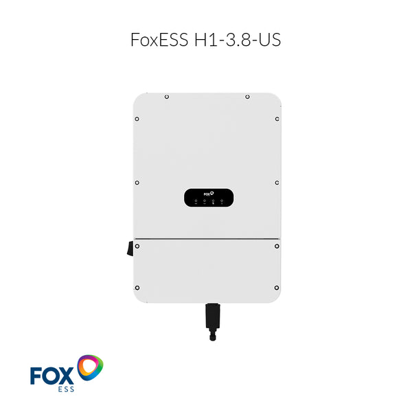 FoxESS H1-3.8-US 3.8kW Split-Phase-Hybrid Inverter | 5.7kW PV Input | FOX Battery 8kWh | All in One Solar Inverter